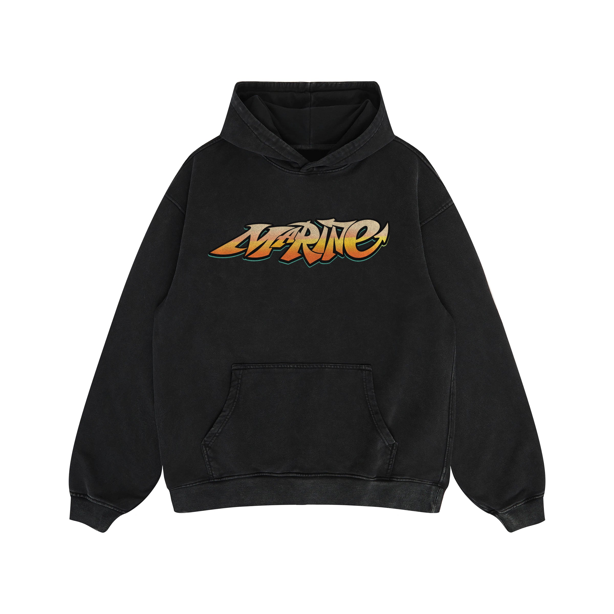 SURF CLUB HOODIE - BLACK